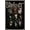 Barnwood Framed Version, variant on Slipknot - Masks 08 Wall Poster with Push Pins, 22.375" x 34"