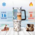 thumbnail image 4 of Mushroom 40 OZ Tumbler Cup with Lid and Straw for Water Iced Tea Coffee Smoothie and More, 4 of 7