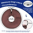 BARKLESS Dog Donut Collar, MMF7 Inflatable Cone for Dogs Licking After
