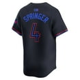 thumbnail image 3 of Men's George Springer Black Toronto Blue Jays Player Jersey, 3 of 3