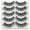 01#, variant on Kiplyki Eyelashes 3D 3D Eyelashes Thick Eyelashes 5 Pairs Pack High-grade Fiber