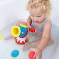thumbnail image 5 of Yookidoo Kids Toddler Bath Toy - Ball Blaster Water Cannon & Target Set - Fun Shooting Game for Bath Time - Shoot Up to 5 Balls! Boys & Girls Can Learn Motor Skills - for Bathtubs or Pools! (Ages 3-6), 5 of 5