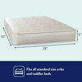 Kolcraft Pediatric 800 Extra Firm Crib & Toddler Mattress, 80 Coil