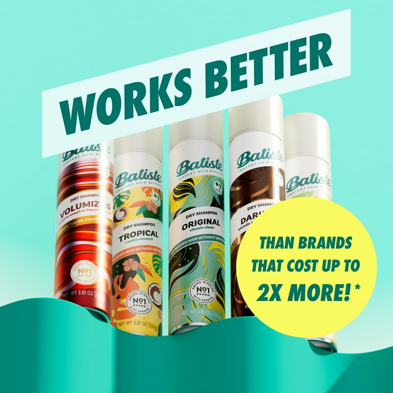 Batiste Original Dry Shampoo, oz, Refreshing Citrus