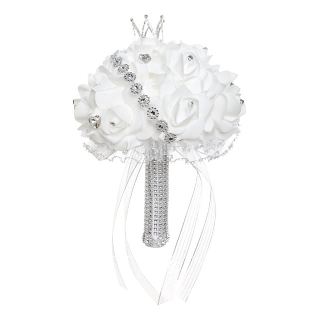 Great promotion! Amagogo Artificial Bridal Bouquet, Wedding Bouquet, Artificial Rose Flowers, Wedding For Christmas Party Favors, Single