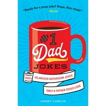 #1 Dad Jokes: 1,000  Hilarious Bathroom Jokes Only a Father Could Love, (Paperback)