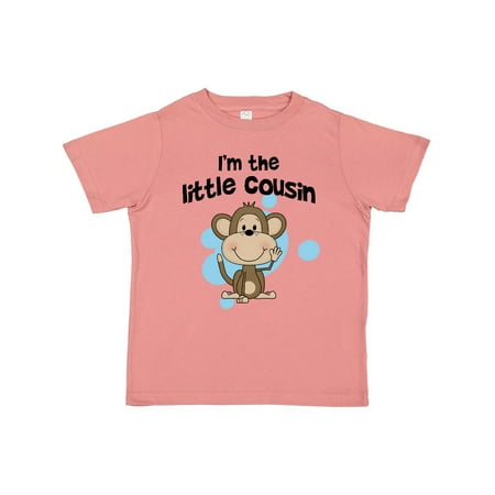 

Inktastic I m The Little Cousin-monkey-blu Gift Toddler Boy Girl T-Shirt