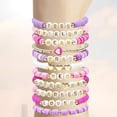 thumbnail image 1 of 11/14 PCS Pulseras coloridas de amistad con pulsera Bead Bead Beats Set Beads Peads Bracelet para adolescentes Fans de amantes de la música, 1 of 7