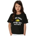 thumbnail image 3 of Im into Fitness Taco In My Mouth Gym Crewneck T Shirts Boy Girl Teen Brisco Brands L, 3 of 6