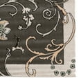 thumbnail image 3 of Linon Home Décor Elegance Area Rug Collection, Gray and Charcoal, 5' x 7.25', 3 of 4