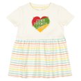 thumbnail image 3 of Inktastic Juneteenth 1865 Heart Girls Baby Dress, 3 of 5