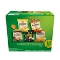 Frito-Lay Baked and Popped Mix Variety Pack Snack Chips – 18 Count Multipack- With White Bowl By OMA