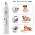thumbnail image 3 of Molinillo De Uñas Profesional Para Mascotas, Cortauñas Eléctrico Recargable Para Perros Con Protector De Seguridad, Lima De Uñas Silenciosa Para Perros Pequeños, Medianos Y, 3 of 7