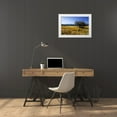 thumbnail image 4 of Alan Hausenflock 32x23 White Modern Wood Framed Wall Art Titled - Distant Mountains III, 4 of 5