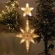 thumbnail image 1 of Decoración navideña con luz LED navideña con ventosa, árbol de Navidad, copo de nieve, muñeco de nieve, funciona con pilas, para interior, dormitorio, escaparate, luces navideñas, luces navideñas blan, 1 of 6