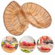 thumbnail image 3 of Cestas tejidas para almacenamiento de pan y frutas, organizador portátil de juguetes para aperitivos, cestas rústicas, 2 uds., 3 of 5