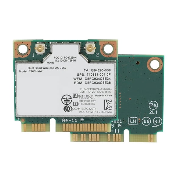 Wireless Card Universal Card WIFI Card, Half Mini Pci-E Interface For Card 7260AC