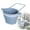 Blue, variant on 1Pcs Green Sink Food Catcher, Silicone Faucet Hanging Strainer, Collapsible & Foldable Drain Basket for Sink, Hanging Food Catcher with Faucet Clip, Easy Storage Vegetable Fruit Colander