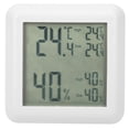 thumbnail image 1 of Termómetro higrómetro interior escritorio digital LCD temperatura humedad monitor probador, 1 of 10