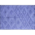thumbnail image 1 of Ahgly Company Machine Washable Indoor Rectangle Southwestern Blue Country Area Rugs, 3' x 5', 1 of 4