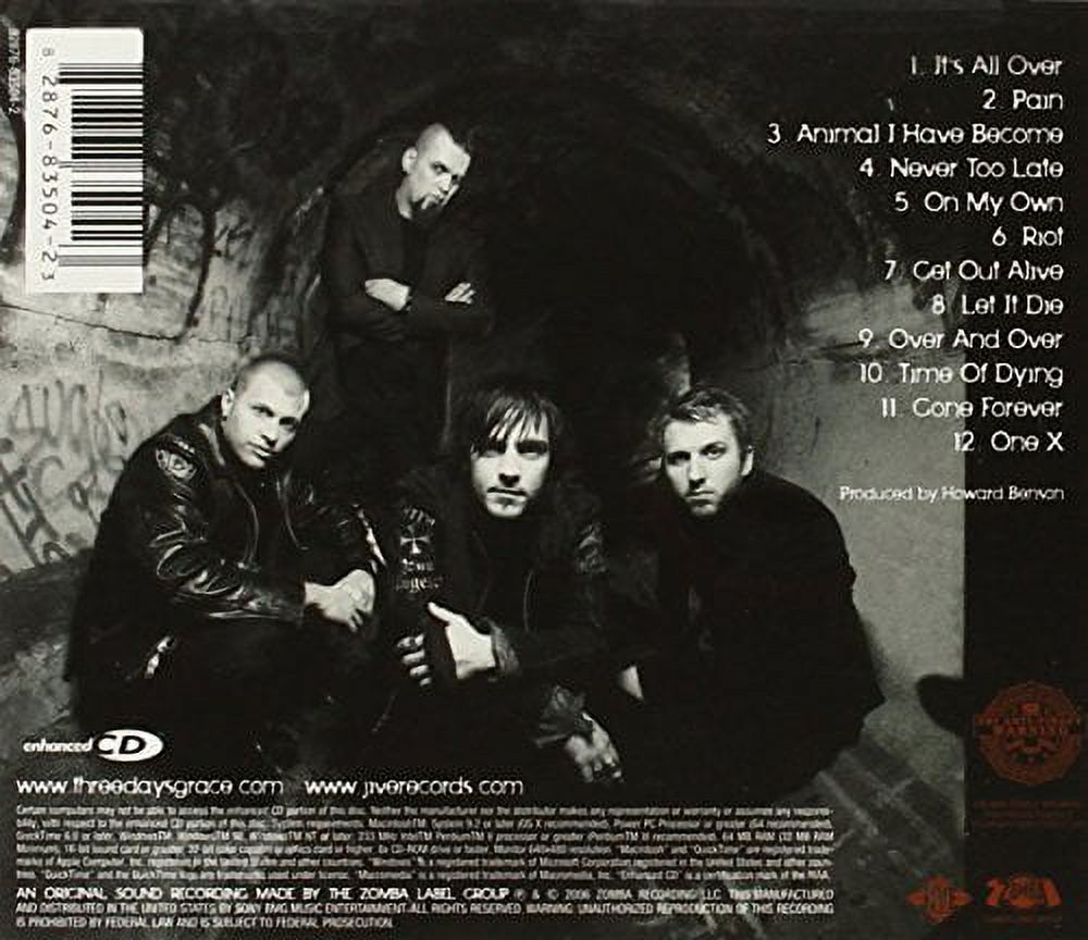 Three Days Grace - One-X - Heavy Metal - CD - image 2 of 2