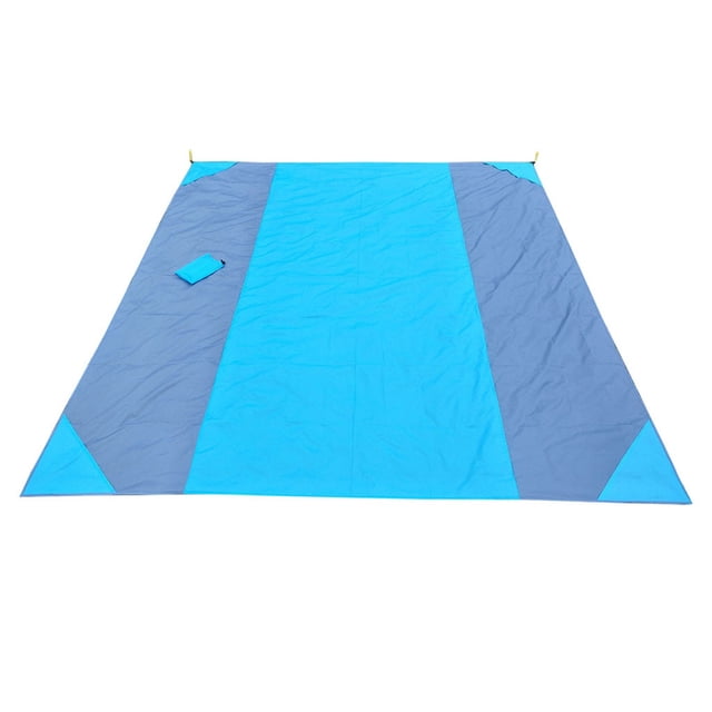 Alfombra de playa sin arena Wmkox8yii manta de picnic impermeable 118x110 pulgadas
