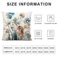thumbnail image 5 of RUIYC Flower Throw Pillow Covers Flowers Pillow Cushion Cases, Modern Decorative Square Pillowcases for Sofa Couch Bedroom Living Room Car, 5 of 5