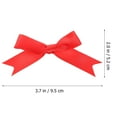 thumbnail image 2 of Shisuyan Red Polyester Bows 30Pcs 3.7X2In For Diy Projects And Events, 2 of 8