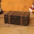 thumbnail image 4 of Dserhfy Storage Organizer Visual Interest Large Capacity Wooden Treasure Keepsake Box for Home Decor, 4 of 8