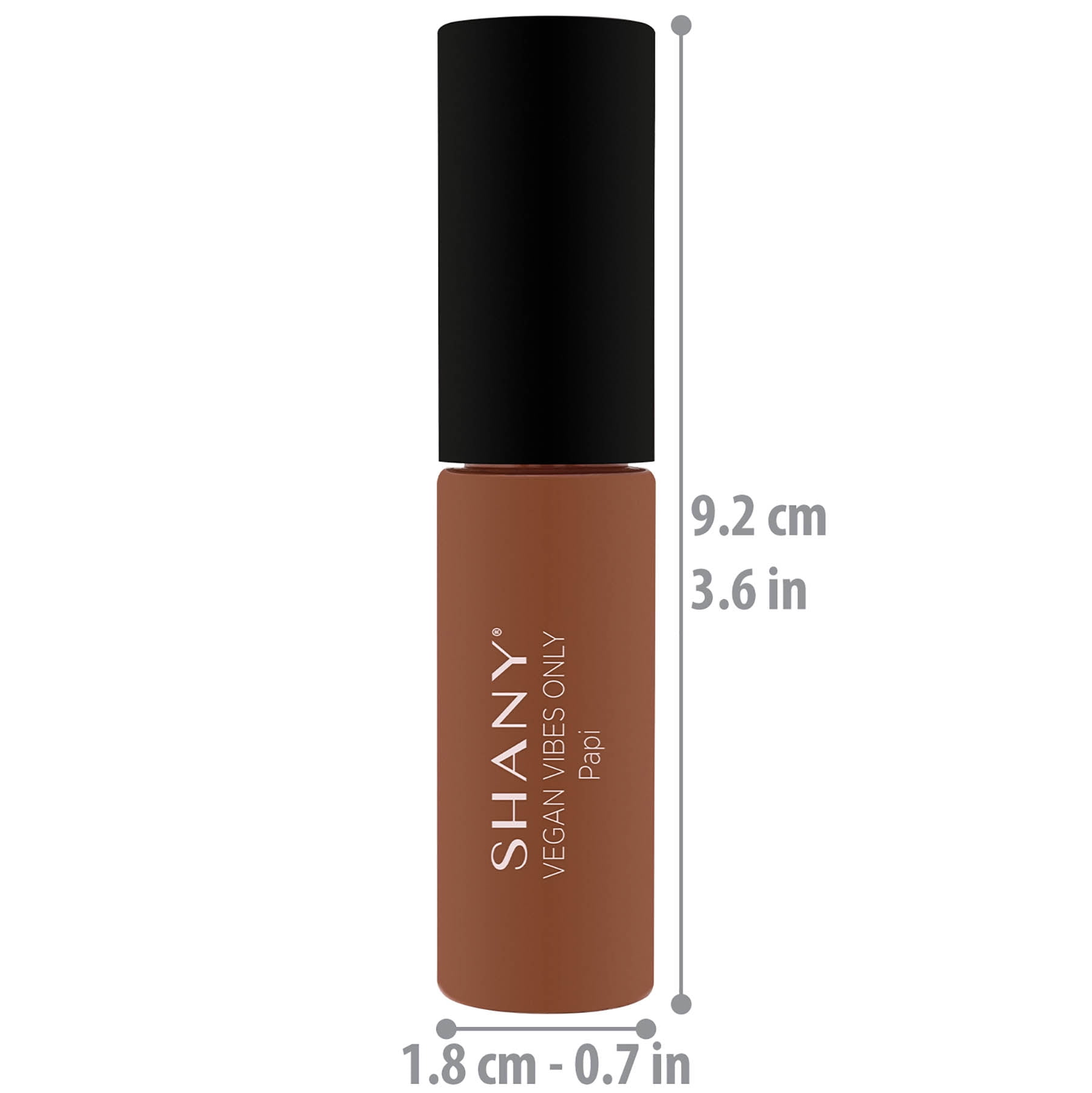 SHANY Vegan Vibes Liquid Lipstick Matte Lip Color Long-Lasting Matte Finish Lip Stain Lip Makeup - PAPI