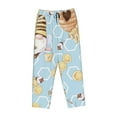 thumbnail image 4 of Junzan Cute Gnome Bee Collects Honey Women'S Pajama Pants Drawstring Comfy Sleep Bottoms With Pockets, 4 of 9