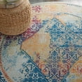 thumbnail image 6 of Nourison Global Vintage Distressed Ivory/Multicolor 6' x ROUND Area Rug, (6' Round), 6 of 8