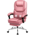 thumbnail image 2 of Homall Angle Height Adjustable Office Chair&nbsp;Reclining Computer Chair Ergonomic Executive Leather Chair Support 8 Hours Heavy Duty Design,Pink, 2 of 7