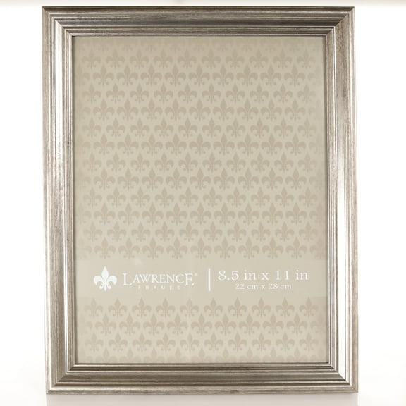 8.5x11 Sutter Burnished Silver Picture Frame