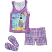 Faded Glory - Girls 3 Piece Faux 2fer, S