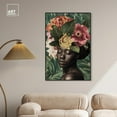 thumbnail image 3 of Embrace In Tropical Canvas Glam Women Art by Art Remedy, Black Frame, 30" x 45", 3 of 7