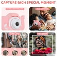 thumbnail image 4 of Wisairt Kids Camera with 32GB SD Card and Silicone Cover, Toy Camera for Girls and Boys 3-12 Years Best Birthday Gifts (Pink), 4 of 9