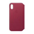 thumbnail image 1 of Apple iPhone X Cuir Folio Reconditionné - Berry, 1 of 3