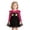 Hot Pink1, variant on Girls Halloween Black Cat Print Long Sleeve Ruffle Mesh Tutu Dress, Kids Cartoon Cosplay Party Dress for Holiday Performance Party(Grey1,5-6 Years)