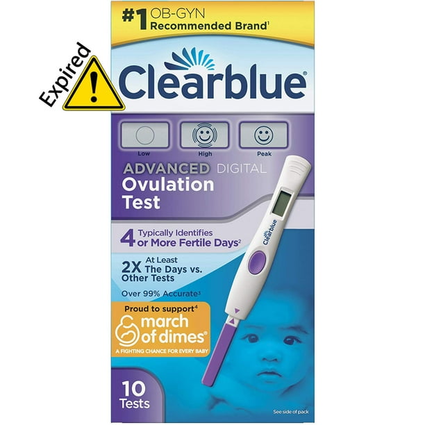 Clearblue Advanced Digital Ovulation Tests, Over 99 Accurate in Detecting The LH Surge, 10
