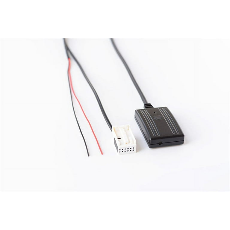 Cable adaptador de audio auxiliar del coche Bluetooth + micrófono para 307  407 Rd4 Radio Cd