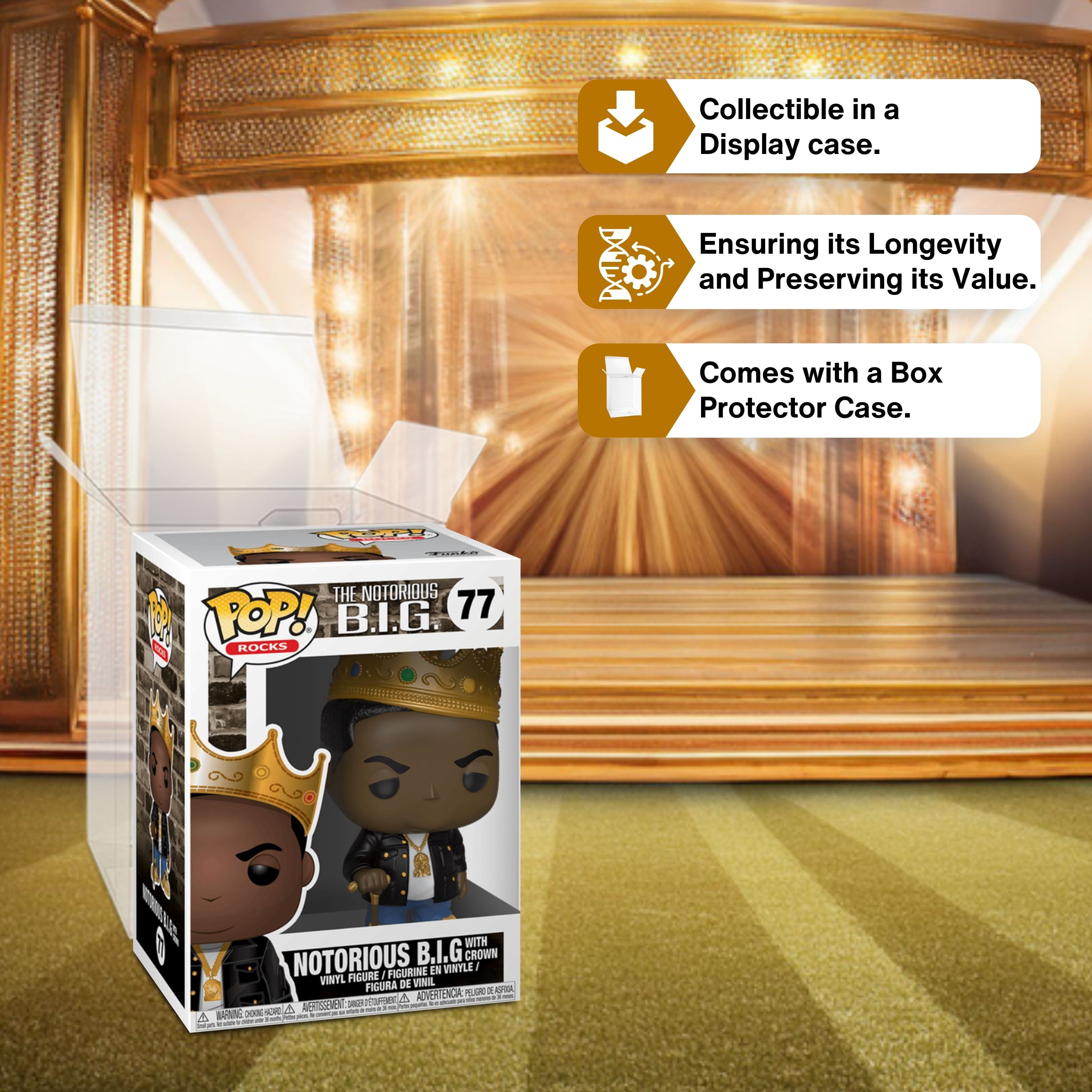 Notorious BIG With Crown Funko Pop! #77 - The Pop Central