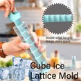 thumbnail image 2 of ¡Venta caliente! Bandejas de hielo de silicona de fácil liberación y 6 bandejas de hielo flexibles con tapa extraíble resistente a derrames, 2 of 9