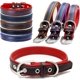 thumbnail image 4 of CHAO Collares de cuero ajustables, suaves y no apretados para mascotas, gatos y perros. Collares para mascotas de cuero de colores contrastantes. Letras En Placa De Hierro De Acero Inoxidable. Co, 4 of 5