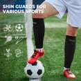 thumbnail image 3 of BOSONER Soccer Shin Guards for Kids: Non-Slip Calf Compression Sleeve with Honeycomb Pads for Aged 8-12 Boys Girls - Sports Protective Gear for Football Baseball Boxing MTB Tennis, 3 of 7