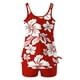 thumbnail image 4 of Traje de baño conservador tankini para mujer, estampado, talla grande, de dos piezas, dividido, traje de baño de dos piezas, traje de baño tankini para mujer, traje de baño de 2 piezas para mujer, tra, 4 of 5