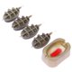 thumbnail image 1 of Juego de moldes de 4 comederos para pesca de carpa con método en línea (15g/20g/25g/35g), 1 of 7