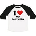 thumbnail image 3 of Inktastic I Heart My Babysitter Boys or Girls Toddler T-Shirt, 3 of 5