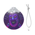 thumbnail image 3 of Terrifier Christmas Ornament Glass Round Pendant Christmas Hanging Decor Ornament Holiday Xmas Decorations Christmas Tree Ornaments Silver, 3 of 8