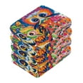 thumbnail image 4 of BZSMCE Towel Cotton Face Towel Soft Hand Towels Fashion Whimsical Owl Gathering Pattern, 4 of 9
